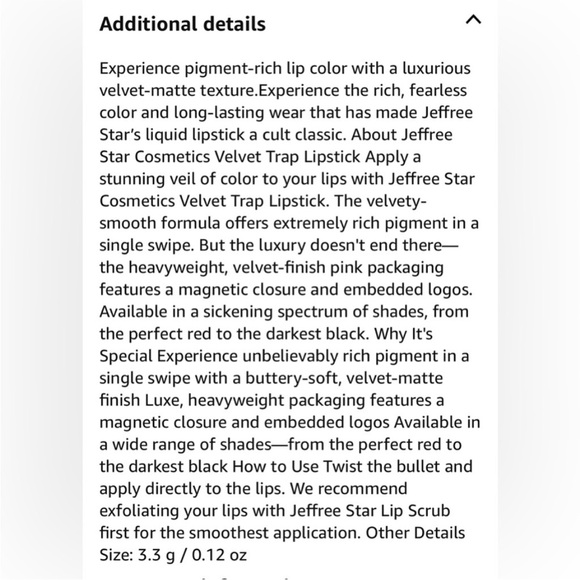 New! JEFFREE STAR- CHOCOLATE FONDUE - VELVET TRAP Lipstick - Picture 12 of 12